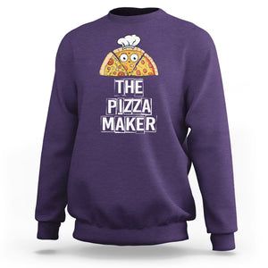 The Best Pizza Maker World's Greatest Sweatshirt TS09 Purple Printyourwear