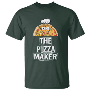 The Best Pizza Maker World's Greatest T Shirt TS09 Dark Forest Green Printyourwear