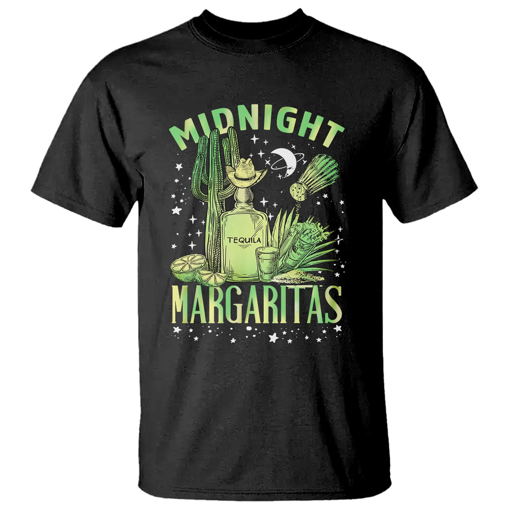 Midnight Margaritas Alcohol Drinker Cocktail Lover T Shirt TS09 Black Printyourwear