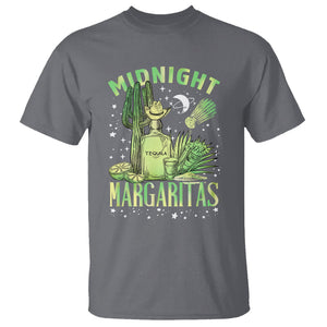 Midnight Margaritas Alcohol Drinker Cocktail Lover T Shirt TS09 Charcoal Printyourwear