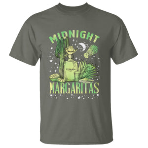 Midnight Margaritas Alcohol Drinker Cocktail Lover T Shirt TS09 Military Green Printyourwear