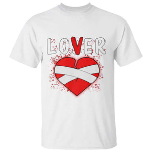 Broken Heart Lover Or Loser Single Day Anti Valentine T Shirt TS09 White Print Your Wear