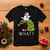 What? Cat Pushing Christmas Tree Xmas Mischievous Cat Lover T Shirt TS09 Black Printyourwear