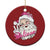 Believe Christmas Vintage Pink Santa Claus Christmas Ornament TS09 Print Your Wear