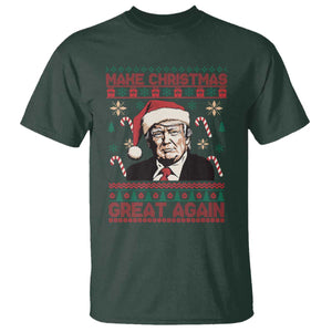 Funny Christmas Trump T Shirt Make Christmas Great Again TS09 Dark Forest Green Print Your Wear