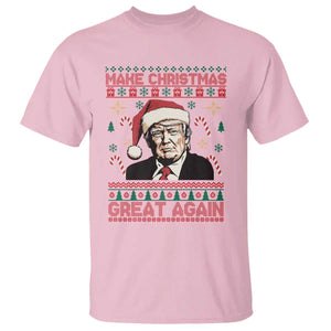 Funny Christmas Trump T Shirt Make Christmas Great Again TS09 Light Pink Print Your Wear