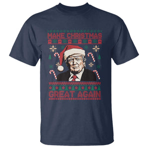 Funny Christmas Trump T Shirt Make Christmas Great Again TS09 Navy Print Your Wear