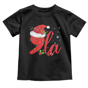 Funny Christmas Kamala Baby Shirt Comma La Harris Santa Hat TS09 Black Print Your Wear