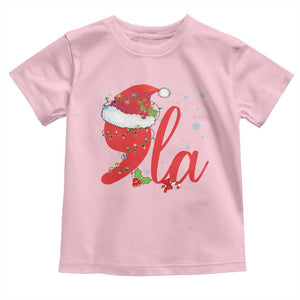 Funny Christmas Kamala Baby Shirt Comma La Harris Santa Hat TS09 Light Pink Print Your Wear