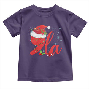 Funny Christmas Kamala Baby Shirt Comma La Harris Santa Hat TS09 Purple Print Your Wear