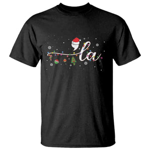 Funny Christmas Kamala T Shirt Comma La Harris Christmas Tree TS09 Black Print Your Wear