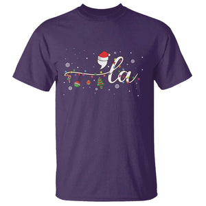 Funny Christmas Kamala T Shirt Comma La Harris Christmas Tree TS09 Purple Print Your Wear