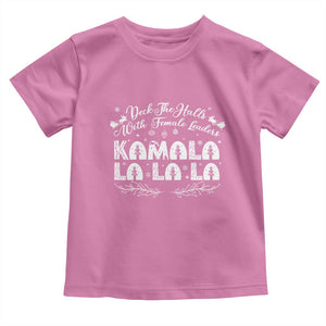 Funny Christmas Kamala Baby Shirt Deck The Halls With Female Leaders Madam President TS09 Azalea Print Your Wear