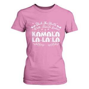 Funny Christmas Kamala T Shirt For Women Deck The Halls With Female Leaders Madam President TS09 Azalea Print Your Wear