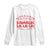 Funny Christmas Kamala Long Sleeve Shirt Deck The Halls With Female Leaders Harris President TS09 White Print Your Wear