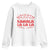 Funny Christmas Kamala Youth Sweatshirt Deck The Halls With Female Leaders Harris President TS09 White Print Your Wear