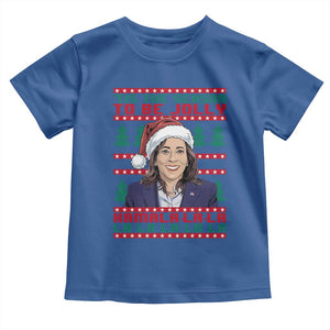 Funny Christmas Kamala Baby Shirt Tis The Season To Be Jolly Kamala La La TS09 Royal Blue Print Your Wear