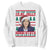 Funny Christmas Kamala Sweatshirt Tis The Season To Be Jolly Kamala La La TS09 White Print Your Wear