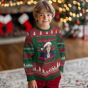 Funny Xmas Kamala Ugly Christmas Sweater Tis The Season To Be Jolly Kamala La La TS09 Christmas Print Your Wear