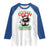 Christmas Harris Walz Raglan Shirt Funny Santa Cat Mind Your Own Damn Business TS09 White Royal Print Your Wear