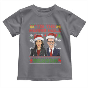 Christmas 'Tis The Harris Walz Season Baby Shirt TS09 Charcoal Print Your Wear