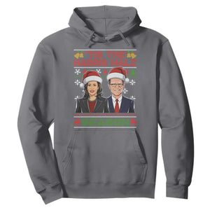 Christmas 'Tis The Harris Walz Season Hoodie TS09 Charcoal Print Your Wear