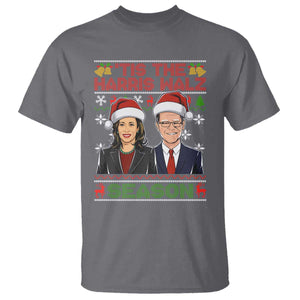 Christmas 'Tis The Harris Walz Season T Shirt TS09 Charcoal Print Your Wear