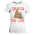 Christmas Childless Cat Lady T Shirt For Women Funny Cat Christmas Light Tree TS09 White Print Your Wear