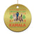 Xmas Childless Cat Lady For Kamala Christmas Ornament Funny Santa Cat Voted Harris 2024 TS09 Print Your Wear