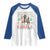 Christmas Childless Cat Lady For Kamala Raglan Shirt Funny Santa Cat Voted Harris 2024 TS09 White Royal Print Your Wear