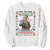 Funny Christmas Trump Sweatshirt Joy To The World I'm Your President 2024 TS09 White Print Your Wear