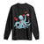 Valentine's Day Long Sleeve Shirt Octopus With Heart Balloons Cute Love Letter TS09 Black Print Your Wear