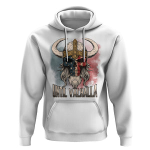 Viking Hoodie Until Valhalla US Flag Vintage Mythology TS09 White Printyourwear