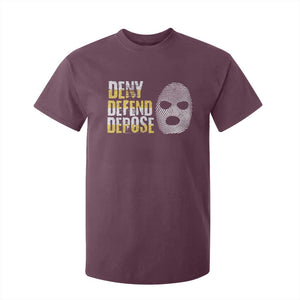 Deny Defend Depose T Shirt For Kid TS09 Maroon Print Your Wear