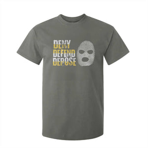 Deny Defend Depose T Shirt For Kid TS09 Military Green Print Your Wear