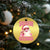 Funny Xmas Christmas Ornament Skibidi Rizzmas Pink Santa Bubble Gum TS09 Print Your Wear