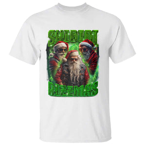 Funny Xmas T Shirt Skibidi Rizzmas Cool Santa Rizz TS09 White Print Your Wear