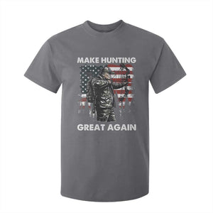 Trump Hunting T Shirt For Kid Make Hunting Great Again TS09 Charcoal Print Your Wear