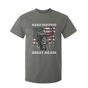 Trump Hunting T Shirt For Kid Make Hunting Great Again TS09 Military Green Print Your Wear