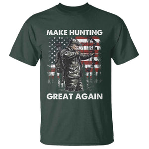 Trump Hunting T Shirt Make Hunting Great Again TS09 Dark Forest Green Print Your Wear