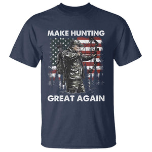 Trump Hunting T Shirt Make Hunting Great Again TS09 Navy Print Your Wear