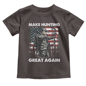 Trump Hunting Toddler T Shirt Make Hunting Great Again TS09 Dark Chocolate Print Your Wear