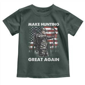 Trump Hunting Toddler T Shirt Make Hunting Great Again TS09 Dark Forest Green Print Your Wear