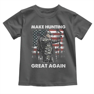 Trump Hunting Toddler T Shirt Make Hunting Great Again TS09 Dark Heather Print Your Wear