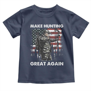 Trump Hunting Toddler T Shirt Make Hunting Great Again TS09 Navy Print Your Wear