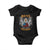 Deny Defend Depose Baby Onesie American Eagle Gun TS09 Black Print Your Wear