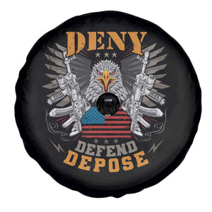 Deny Defend Depose Spare Tire Cover American Eagle Gun TS09 Print Your Wear