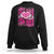 Valentine's Day Sweatshirt Retro Groovy Love Vibes Heart Eyes TS09 Black Printyourwear