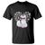 Valentine's Day T Shirt Arctic Snow Fox Heart Glasses Snowflake Animal Lover TS09 Black Printyourwear