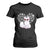 Valentine's Day T Shirt For Women Arctic Snow Fox Heart Glasses Snowflake Animal Lover TS09 Black Print Your Wear